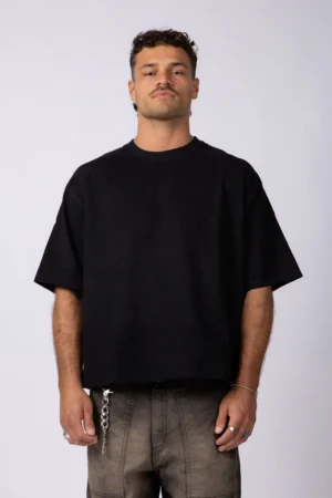 REMERA BOXY ZAC NEGRA