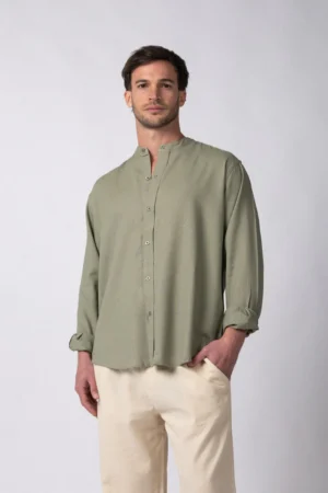 CAMISA MAO LINO MILITAR