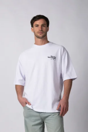 REMERA OVER RHY CHAMP BLANCA