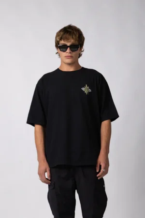 REMERA OVER RHY DEAD NEGRA