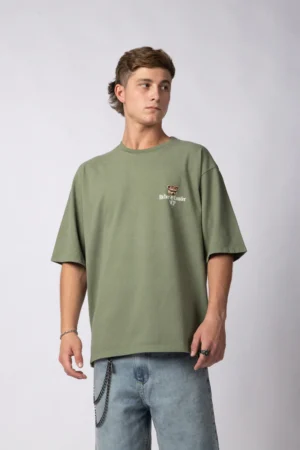 REMERA OVER RHY RICHER MILITAR