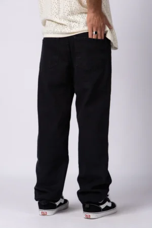 Alternative view of JEANS MOM SHELBY NEGRO