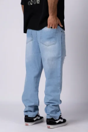 Alternative view of JEANS MOM SHELBY SCRATCHED CELESTE