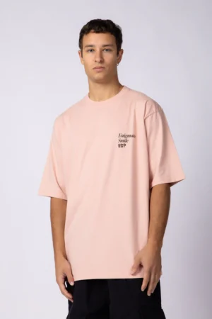 REMERA OVER TAZ MONA ROSA