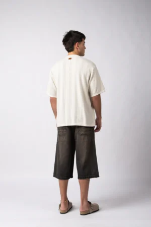 Alternative view of REMERA TEJIDA VITO CRUDO