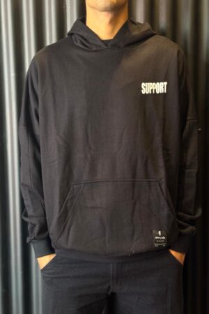 BUZO CANGURO RUST SUPPORT NEGRO