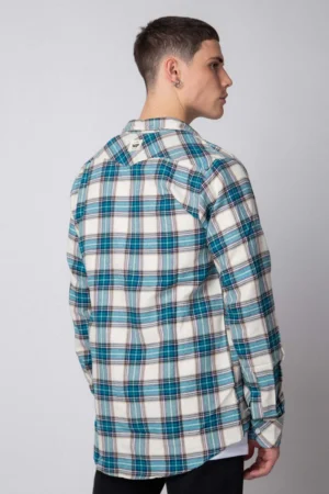 Alternative view of CAMISA HOLLAN TURQUESA CUADRILLE
