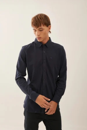 CAMISA PIQUE AZUL