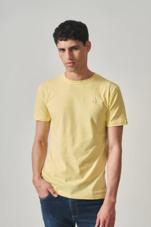 REMERA LEVITT BORDADA AMARILLO