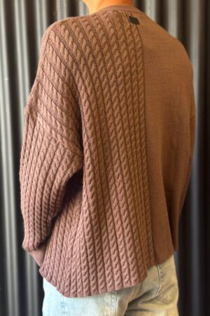 Alternative view of SWEATER VARN CHOCO