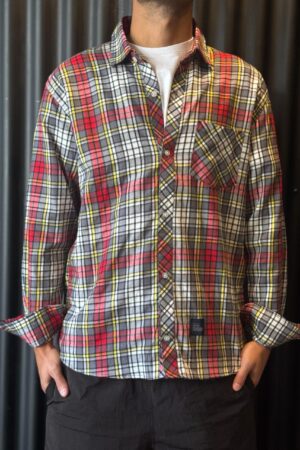 CAMISA CUADROS GRIS