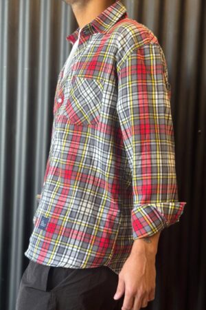 Alternative view of CAMISA CUADROS GRIS