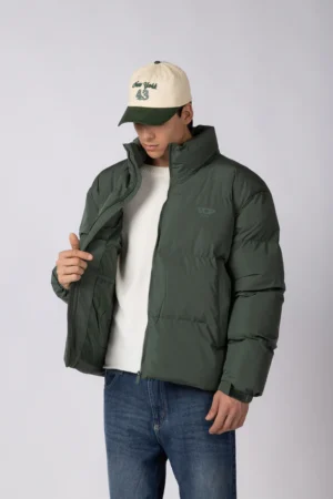 CAMPERA PUFFER CRONOS MILITAR