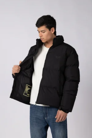CAMPERA PUFFER CRONOS NEGRA