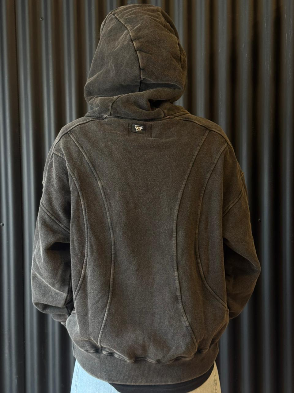 CAMPERA OVER CURV NEGRA - Imagen 2
