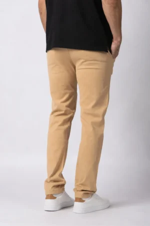 Alternative view of PANTALON CHINO ATLAS BEIGE