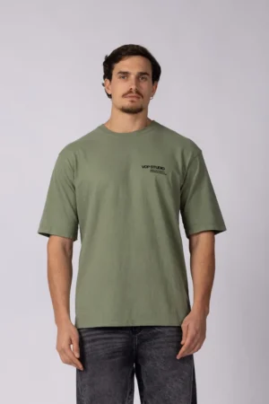 REMERA OVER RHY BIGGER MILITAR