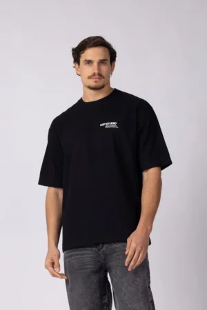 REMERA OVER RHY BIGGER NEGRA