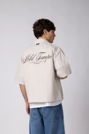 Alternative view of CAMISA MANGA CORTA JYX MILD BEIGE