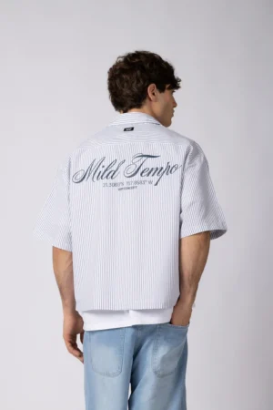 Alternative view of CAMISA MANGA CORTA JYX MILD NAVY