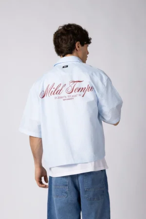 Alternative view of CAMISA MANGA CORTA JYX MILD SKY