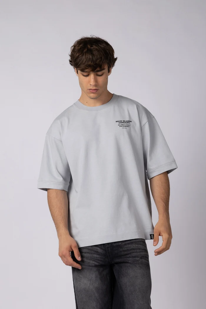REMERA HR DELANCEY GRIS