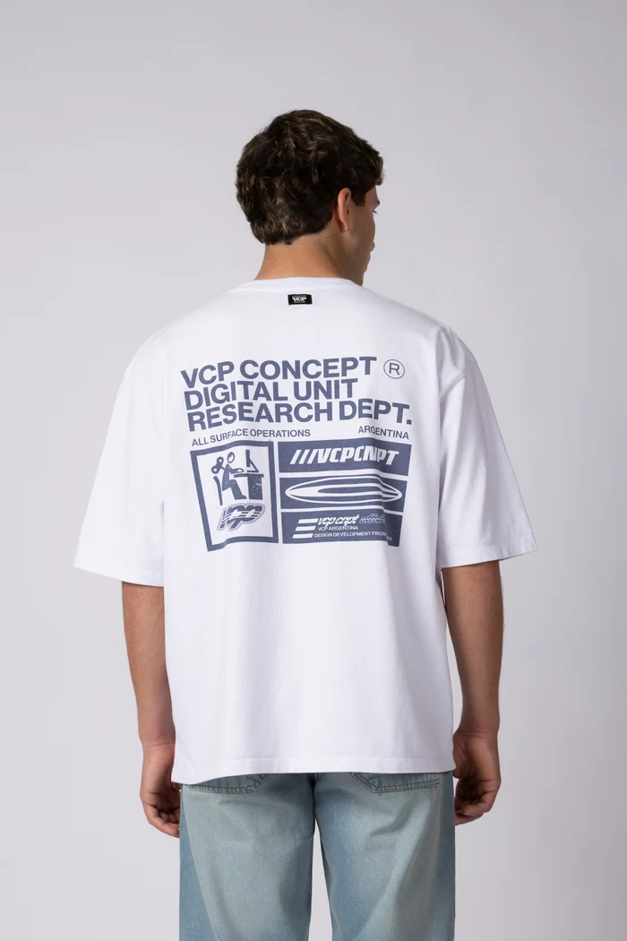 REMERA OVER RHY DIGITAL BLANCA - Imagen 2