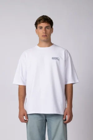 REMERA OVER RHY DIGITAL BLANCA