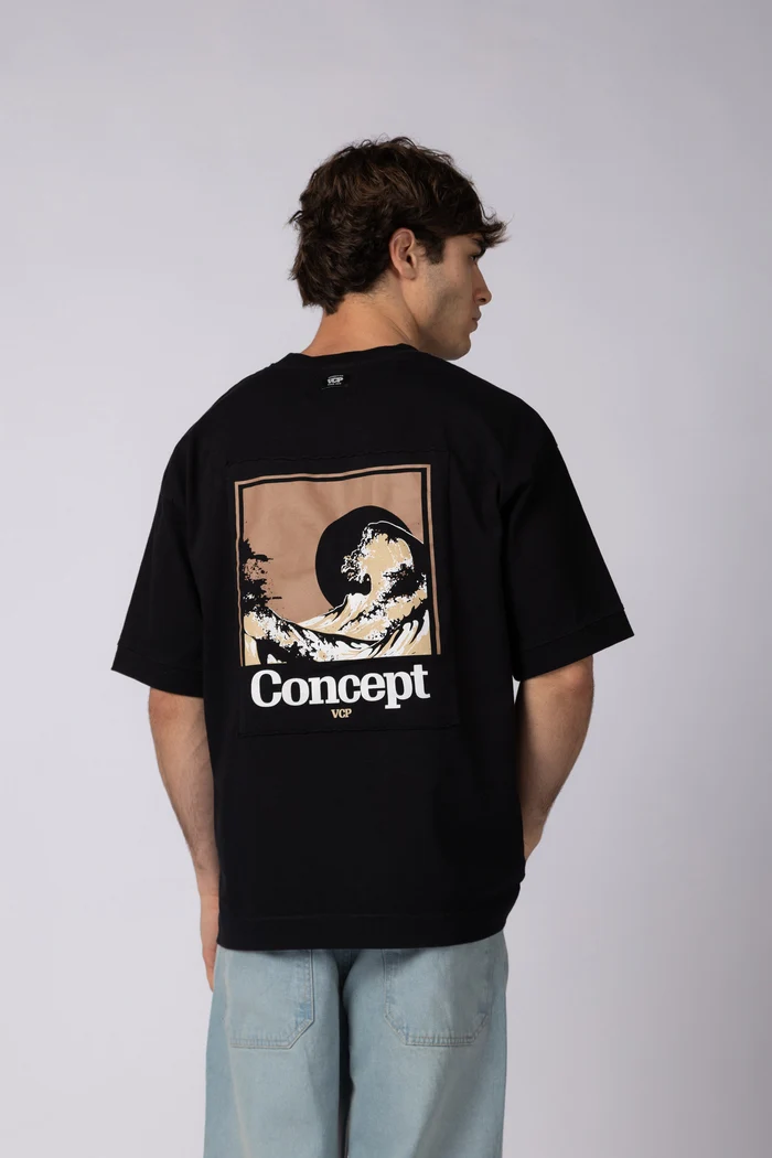 REMERA HR HOKUSAI NEGRA - Imagen 2