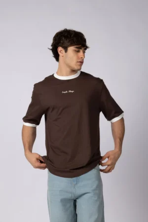 REMERA CLAX THINGS CHOCO