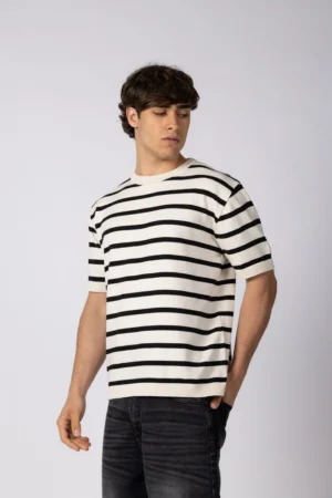 REMERA TEJIDA KROSS CRUDO