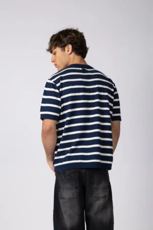 Alternative view of REMERA TEJIDA KROSS NAVY