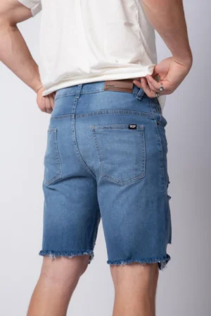 Alternative view of BERMUDA JEAN ORION SCRATCHED AZUL
