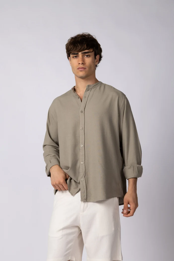 CAMISA MANGA LARGA MAO LINO DEKO VISON
