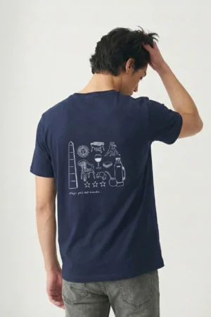 REMERA GRAPHIC TEE ARGENTINA MARINO